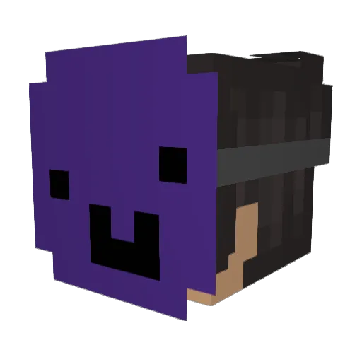 Kaktusek454 Minecraft avatar head, 3D render