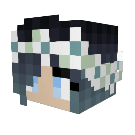 Kal3dosc0pic970 Minecraft avatar head, 3D render
