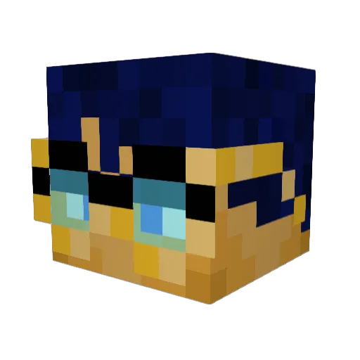 KalElofKrypton Minecraft avatar head, 3D render