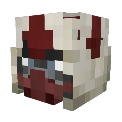 KalField Minecraft avatar head, 3D render