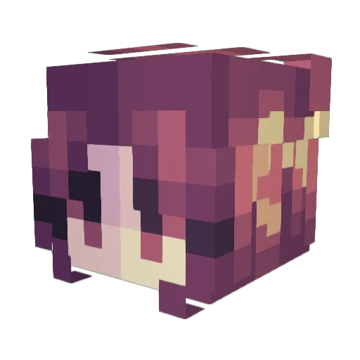 KalIissaT Minecraft avatar head, 3D render