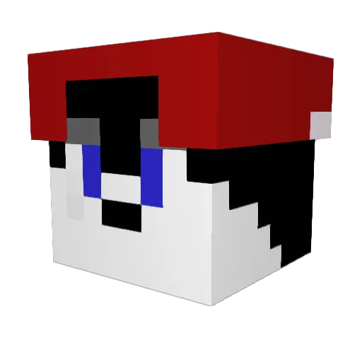 KalThaeil Minecraft avatar head, 3D render