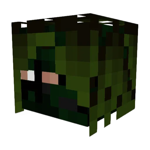 Kal_Alt Minecraft avatar head, 3D render