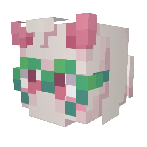 Kal_Dreemurr Minecraft avatar head, 3D render