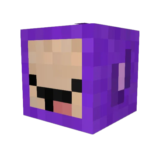 KalaBurger2 Minecraft avatar head, 3D render