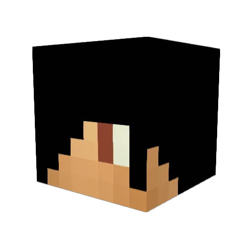 Kalabrex Minecraft avatar head, 3D render