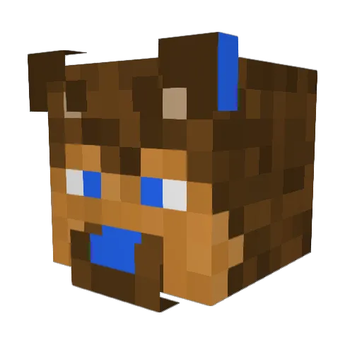 KaladinAzer Minecraft avatar head, 3D render