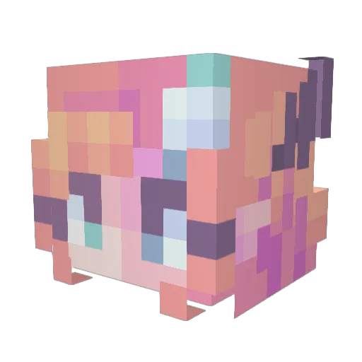 Kaladon Minecraft avatar head, 3D render