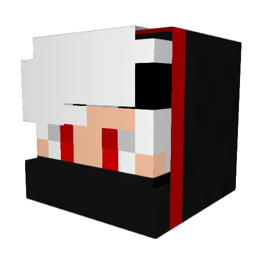 Kalango222 Minecraft avatar head, 3D render