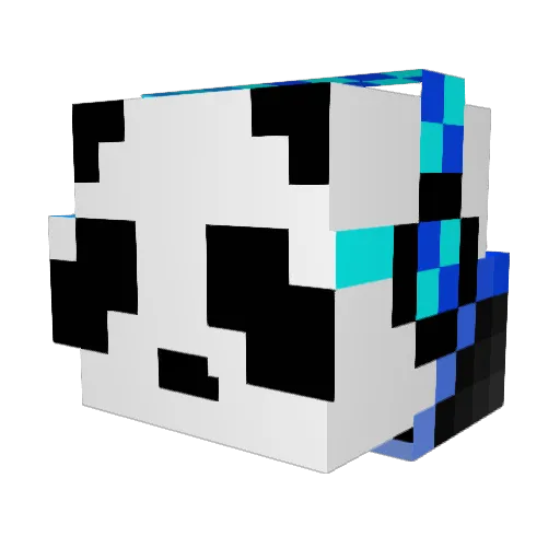 Kaldangs Minecraft avatar head, 3D render