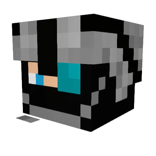Kaldier Minecraft avatar head, 3D render