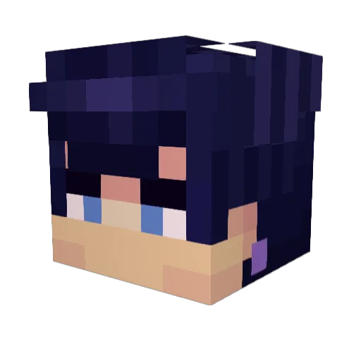Kale123mc Minecraft avatar head, 3D render
