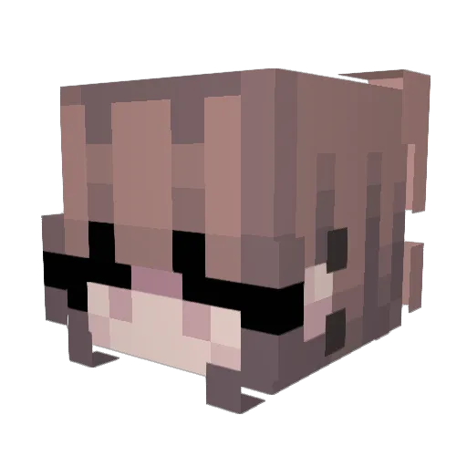 KaleMad Minecraft avatar head, 3D render