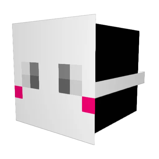 Kale_G Minecraft avatar head, 3D render