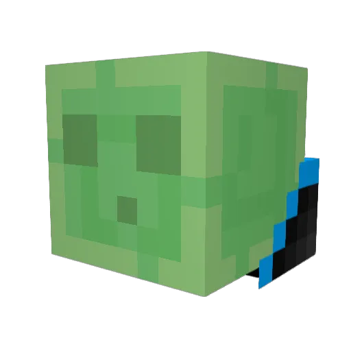 Kalean26 Minecraft avatar head, 3D render