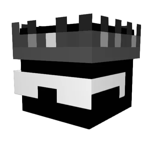 KalebALT Minecraft avatar head, 3D render