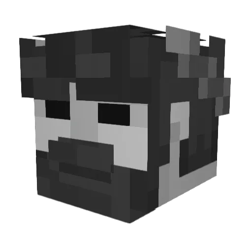 KalebLP Minecraft avatar head, 3D render