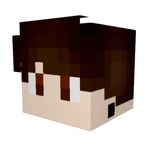 Kaleb_25 Minecraft avatar head, 3D render