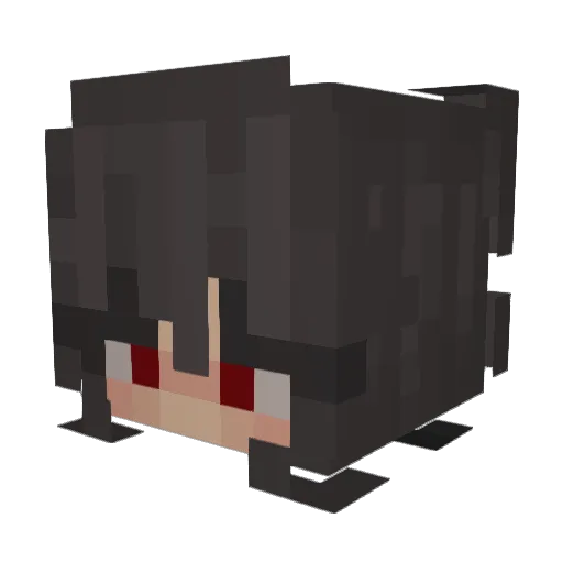 Kalebean Minecraft avatar head, 3D render