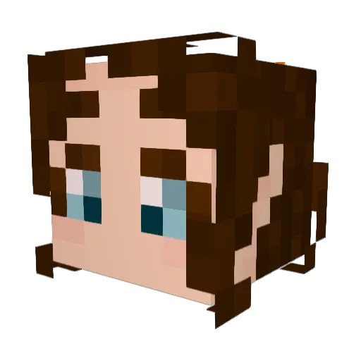 KaleidoKhat Minecraft avatar head, 3D render