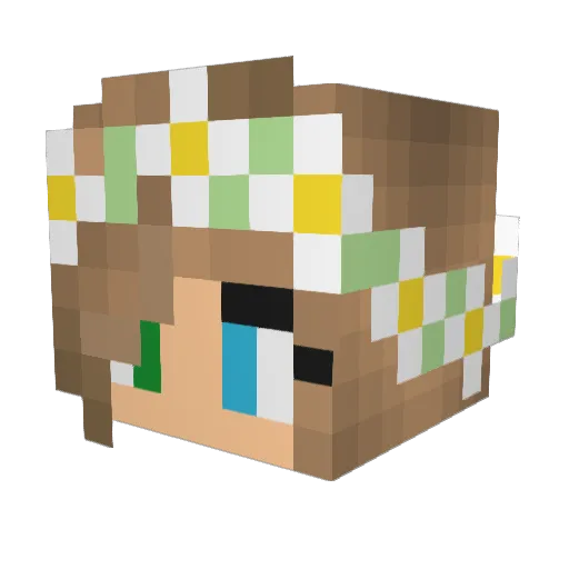 Kaleighisthebest Minecraft avatar head, 3D render