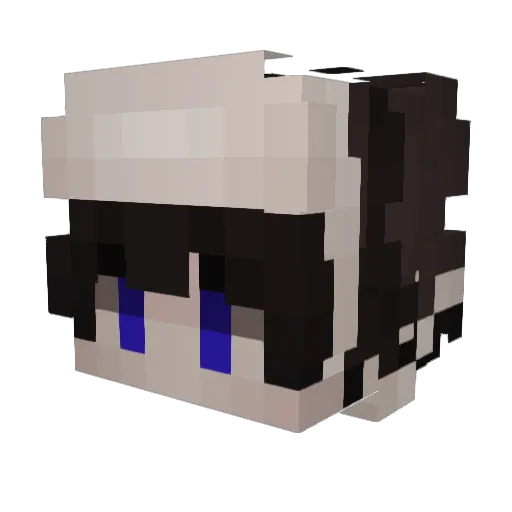Kalem_02 Minecraft avatar head, 3D render