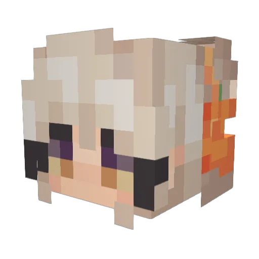 Kalen_Johnson Minecraft avatar head, 3D render
