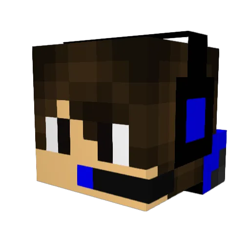 KaleoBogawa Minecraft avatar head, 3D render