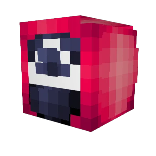 Kalerbok402 Minecraft avatar head, 3D render