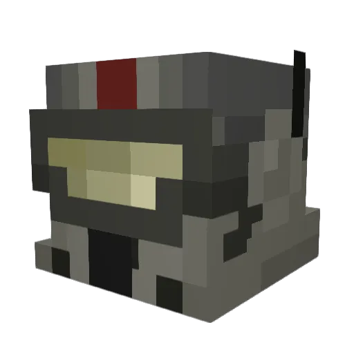 Kalett Minecraft avatar head, 3D render