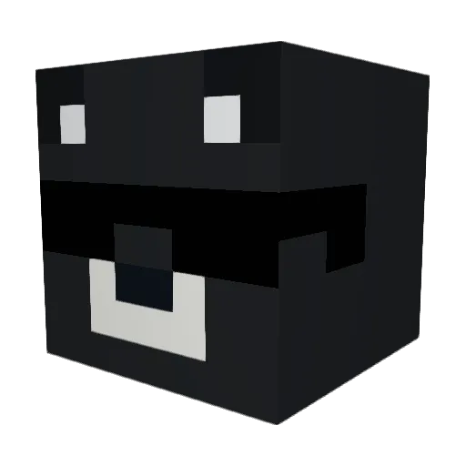 Kalevelpro Minecraft avatar head, 3D render