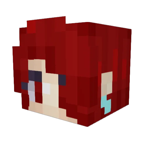 Kalhan22 Minecraft avatar head, 3D render
