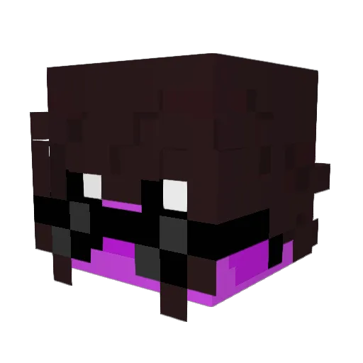 Kali420_ Minecraft avatar head, 3D render