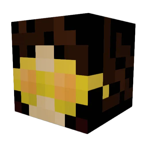 KaliAnt Minecraft avatar head, 3D render