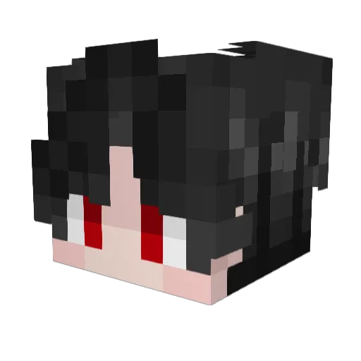 KaliJiong Minecraft avatar head, 3D render