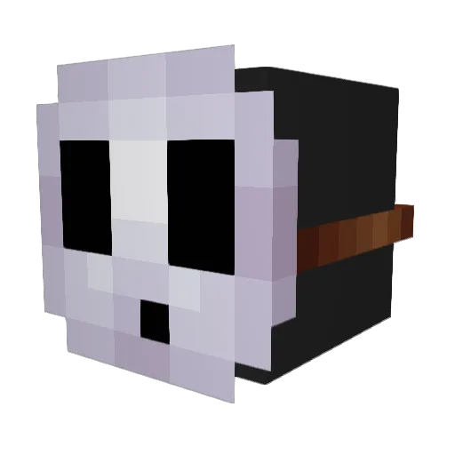 KaliSoul Minecraft avatar head, 3D render
