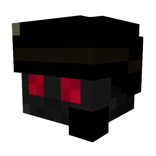 Kaliimach Minecraft avatar head, 3D render