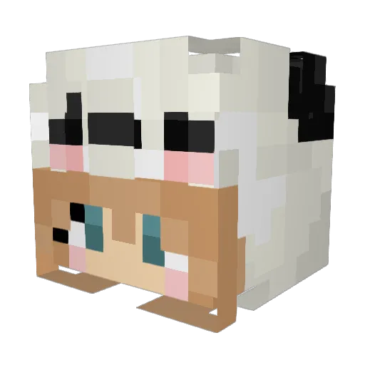 Kaliipo_ Minecraft avatar head, 3D render
