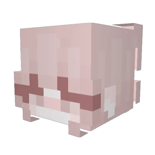 Kalimooni Minecraft avatar head, 3D render