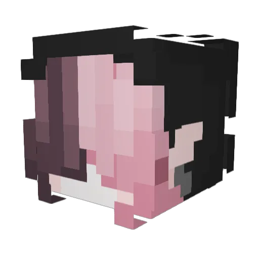 Kalina2012 Minecraft avatar head, 3D render