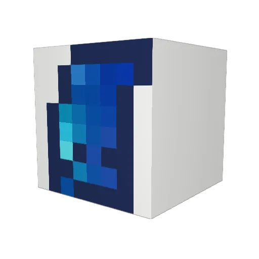 Kalipso49 Minecraft avatar head, 3D render