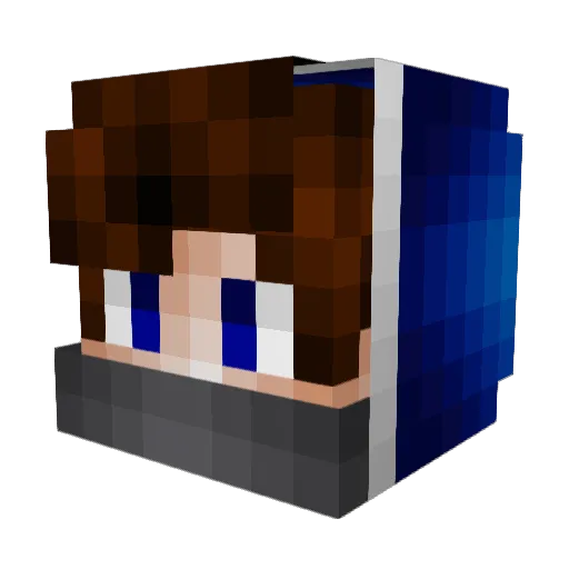 Kalivan001 Minecraft avatar head, 3D render
