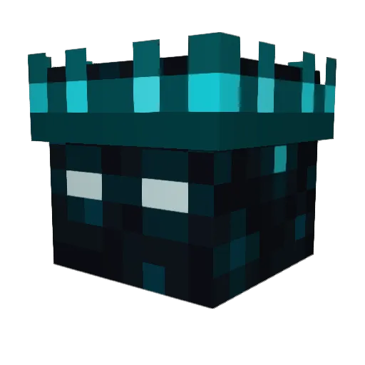 Kalkomator Minecraft avatar head, 3D render