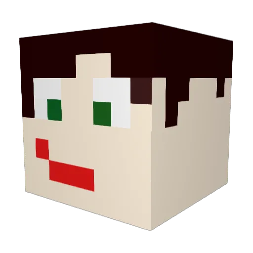Kalle193451 Minecraft avatar head, 3D render