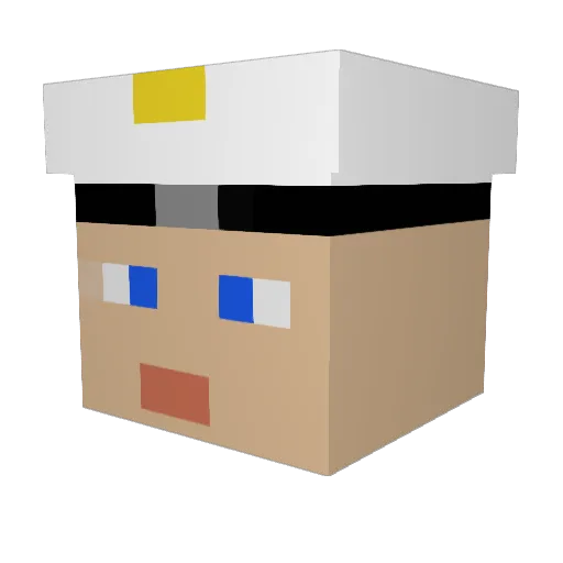 KalleLegend Minecraft avatar head, 3D render