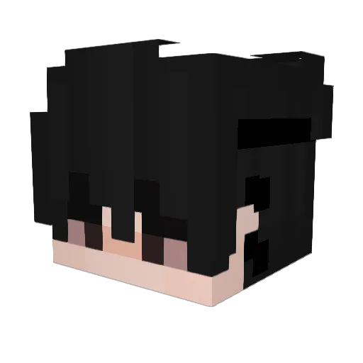 Kalledo Minecraft avatar head, 3D render