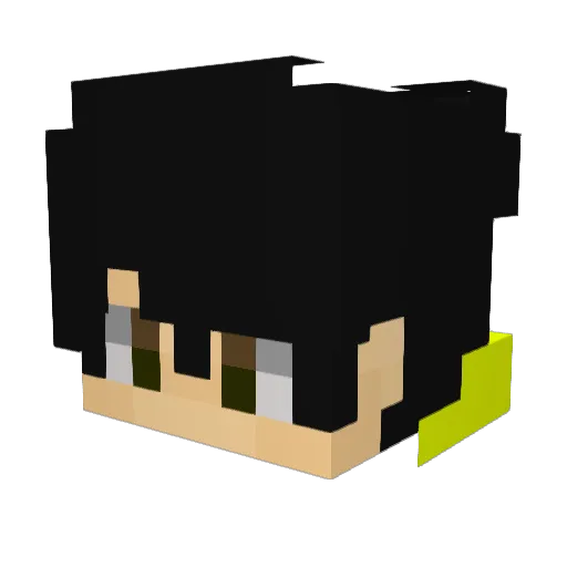 KallelGobo Minecraft avatar head, 3D render