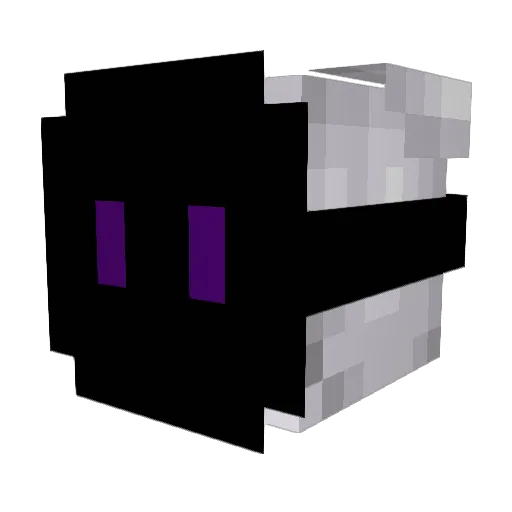 Kallinator Minecraft avatar head, 3D render