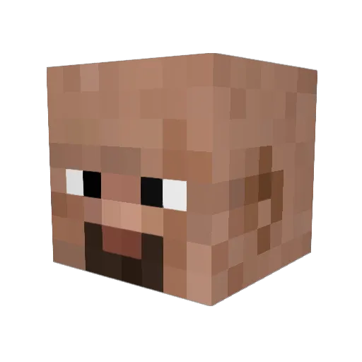 Kallous Minecraft avatar head, 3D render