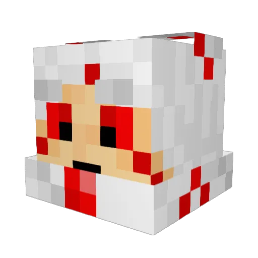 Kalmandor Minecraft avatar head, 3D render